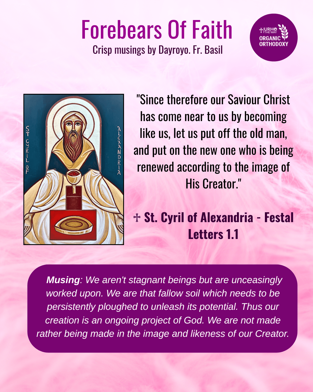 Forebears Of Faith – 19